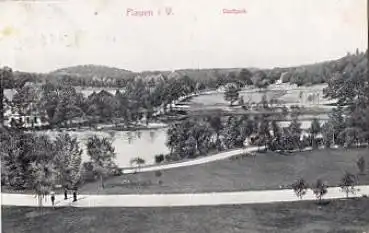 Plauen Vogtland Stadtpark o 8.6.1911