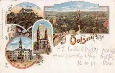 08606 Oelsnitz Vogtland Farblitho o 16.10.1898