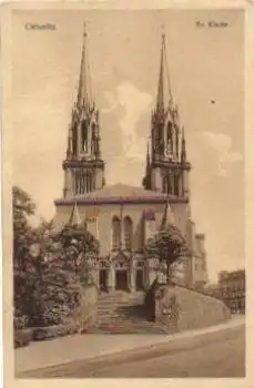 08606 Oelsnitz Vogtland Ev. Kirche * ca. 1920
