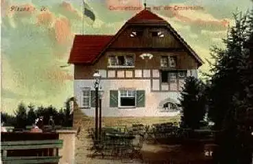 Plauen Vogtland Touristenhaus auf der Tennerahöhe o 16.9.1909