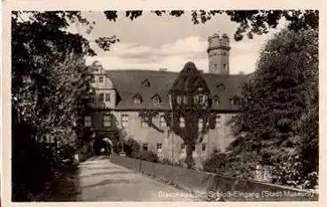 08371 Glauchau Schloss-Eingang Stadt-Museum * ca. 1940