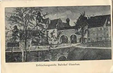 08371 Glauchau Erfrischungsstelle Bahnhof o 28.12.1915