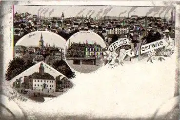 08393 Meerane Litho * ca. 1900