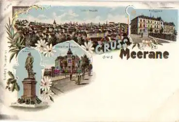 08393 Meerane Litho * ca. 1900