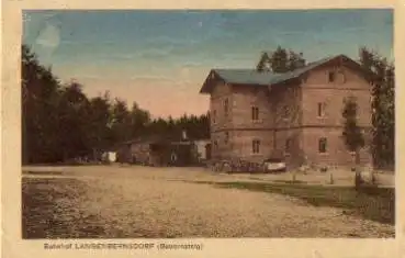 08412 Langenbernsdorf Bahnhof Bauernsteig  o 20.9.1926 Bahnpost Werdau - Mehltheuff  Zug Nr. 2342