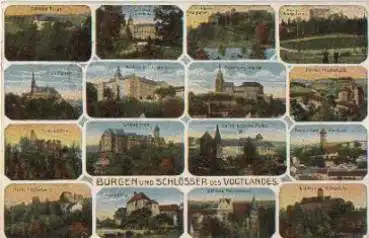 Vogtland Burgen und Schlösser o 12.5.1918