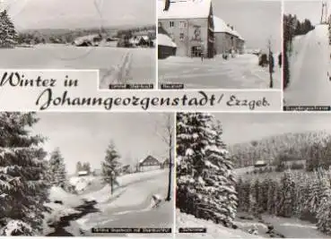 08349 Johanngeorgenstadt Sprungschanze Winter o 27.2.1960