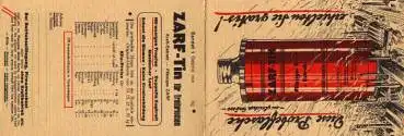08412 Werdau-Leubnitz Faltkarte Zarf-Werk Werbe-AK 1940