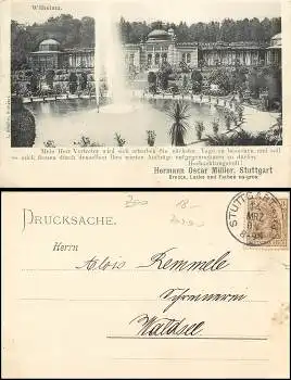 Stuttgart Wilhelma Zoo o 14.3.1904