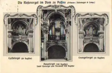 94000 Passau Riesenorgel im Dom o 24.7.1942