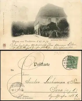 39264 Tochheim Rerstaurant Otto Fritze o 30.10.1899