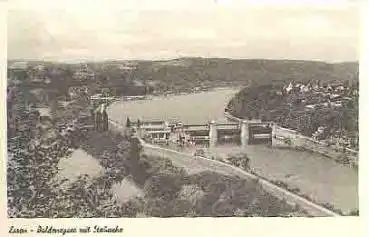 Essen Ruhr Baldeneysee mit Stauwehr  * 1940