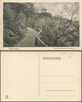 45239 Essen Werden Ruhr Pavillion im Stadtwald *ca. 1920