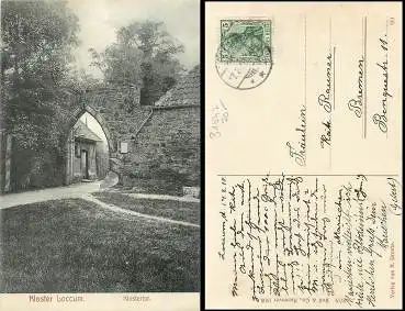 31547 Kloster Loccum Klostertor o 17.8.1910