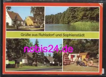 15345 Ruhlsdorf - Sophienstädt Zeltplatz o 16.7.1988