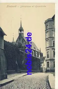 Stralsund Schillstrasse Klosterkirche *ca.1915