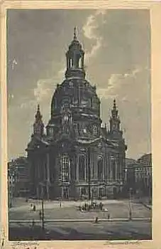 Dresden Frauenkirche gebr. 8.9.1923