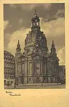 Dresden Frauenkirche gebr. ca. 1930
