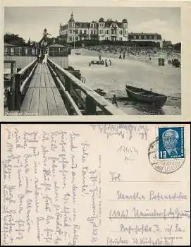 17454 Zinnowitz Seebrücke o 6.7.1950