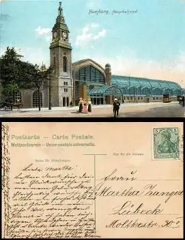 Hamburg Hauptbahnhof o ca.1920