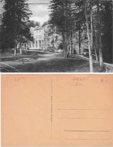 21521 Friedrichsruh, Schloß * ca.1920