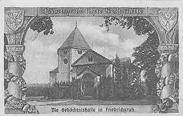 21521 Friedrichsruh Gedächtnishalle  *ca.1920