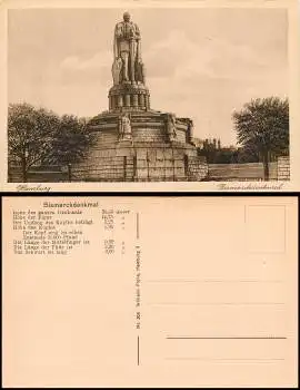Hamburg Bismark Denkmal *ca.1930