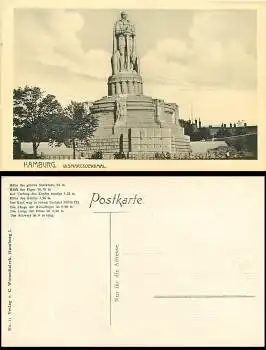 Hamburg Bismark Denkmal *ca.1920