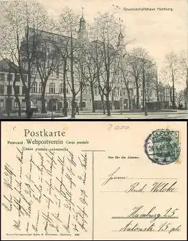 Hamburg Gewerkschaftshaus o 20.4.1907
