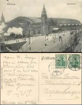 Hamburg Hauptbahnhof o 8.9.1912