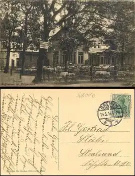 Bremen Kaffeehaus im Bürgerpark o14.5.1915