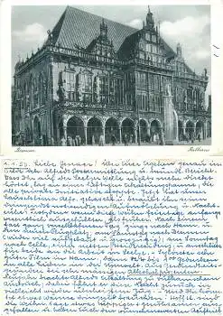 Bremen Rathaus gebr. ca.1950