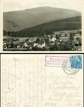 08318 Eibenstock Posthilfsstellenstempel Blauenthal  o 11.6.1955