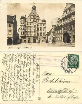 87766 Memmingen Landpoststempel Memmingerberg o 11.10.1936