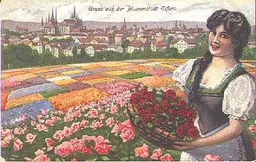 Erfurt Blumenstadt o 18.4.1909