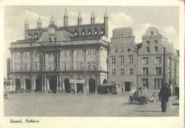 Rostock Rathaus * ca. 1950