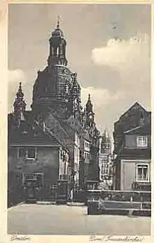 Dresden Frauenkirche mit Münzgasse  o 7.6.1936