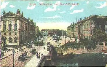 Berlin Schlossplatz und Marstallgebäude * ca. 1920