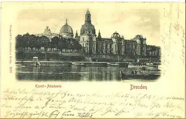 Dresden Kunst-Akademie o 31.8.1898 Stengel-Verlag 3097