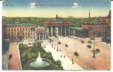 Berlin Brandenburger Tor gebr. 1920