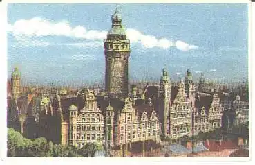 Leipzig neues Rathaus, * ca. 1930