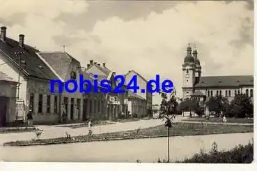 Surany Markt Kirche o ca.1950