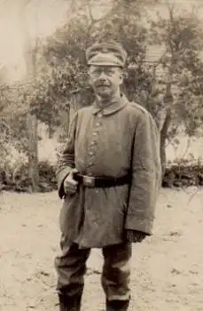 Deutscher Soldat  Militär 1. WK. Echtfotokarte o 18.5.1917