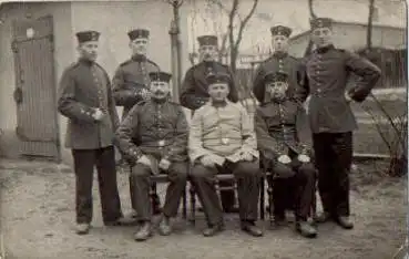Deutsche Soldaten Militär 1. WK. Echtfoto  * ca.1915