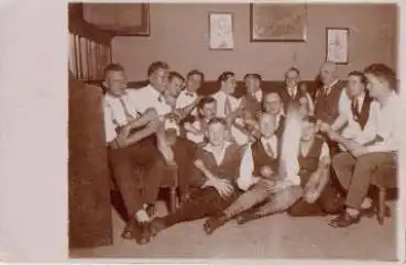 Kegeln Gruppenfoto Echtfoto gebr. ca 1940