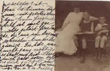 Dackel Echtfotokarte o 13.9.1911