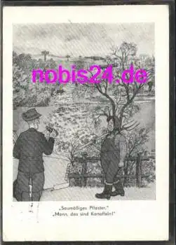 Bauer und Bäuerin Humorkarte  o 13.10.1982