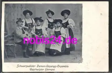 72200 Schwarzwald Trachten Damen Ensemble 1905