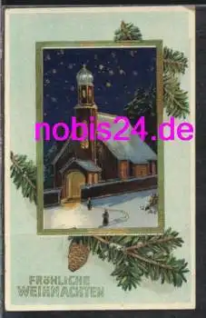 Fröhliche Weihnachten Prägekarte *ca.1915