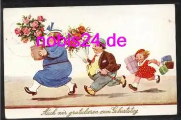 Geburtstag Blumen Kitsch Kinder o 29.5.1936